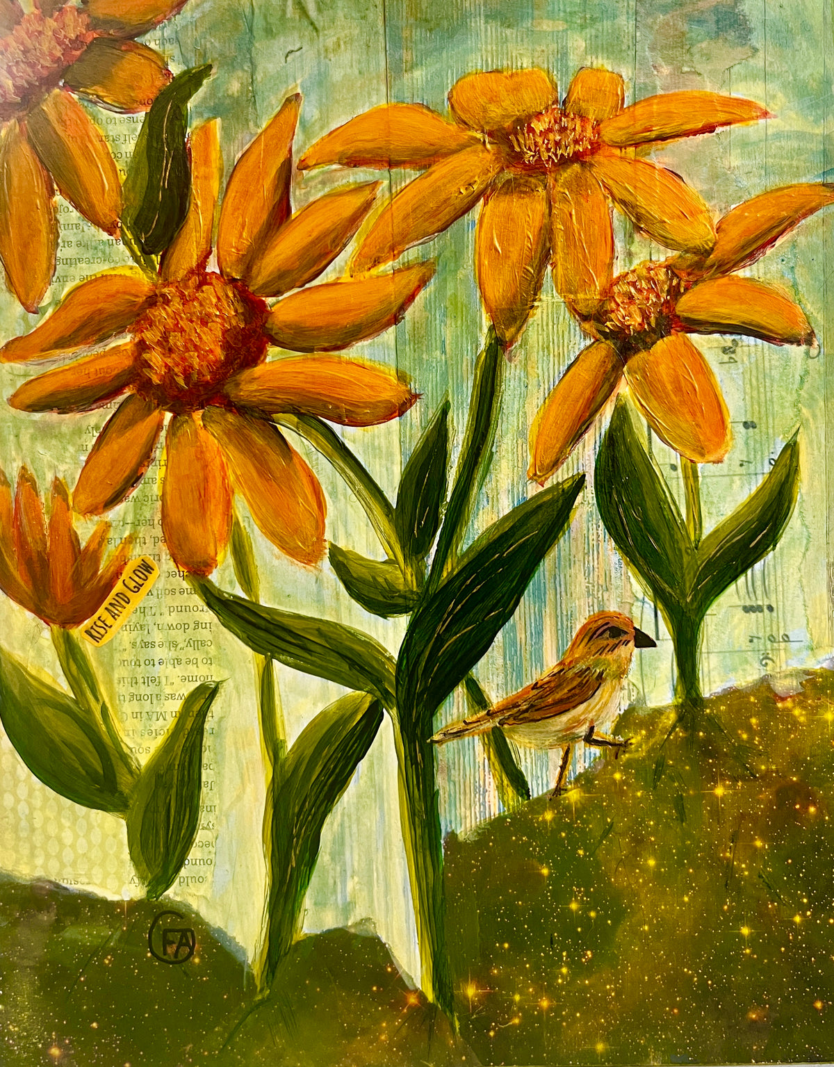 Rise and Glow - 8 x 10"
