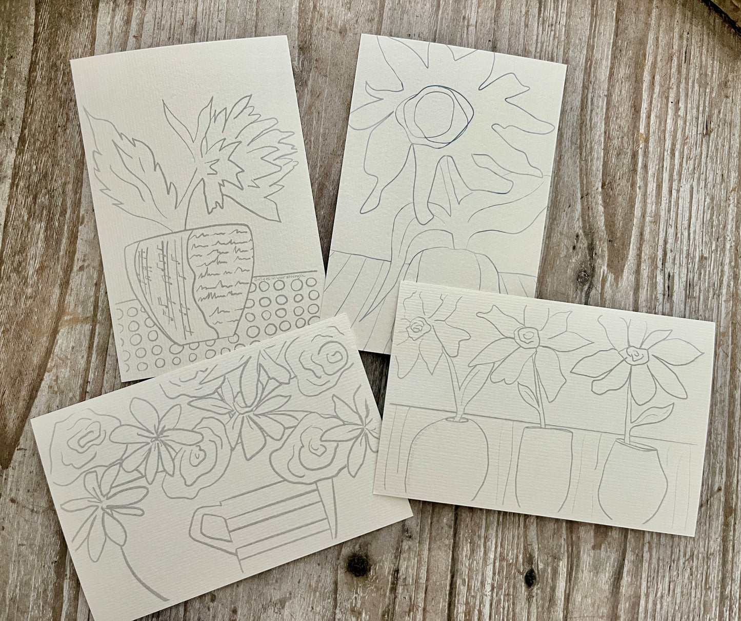 Paint Me Postcards - Bundle of 4