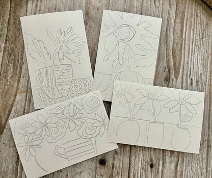 Paint Me Postcards - Bundle of 4