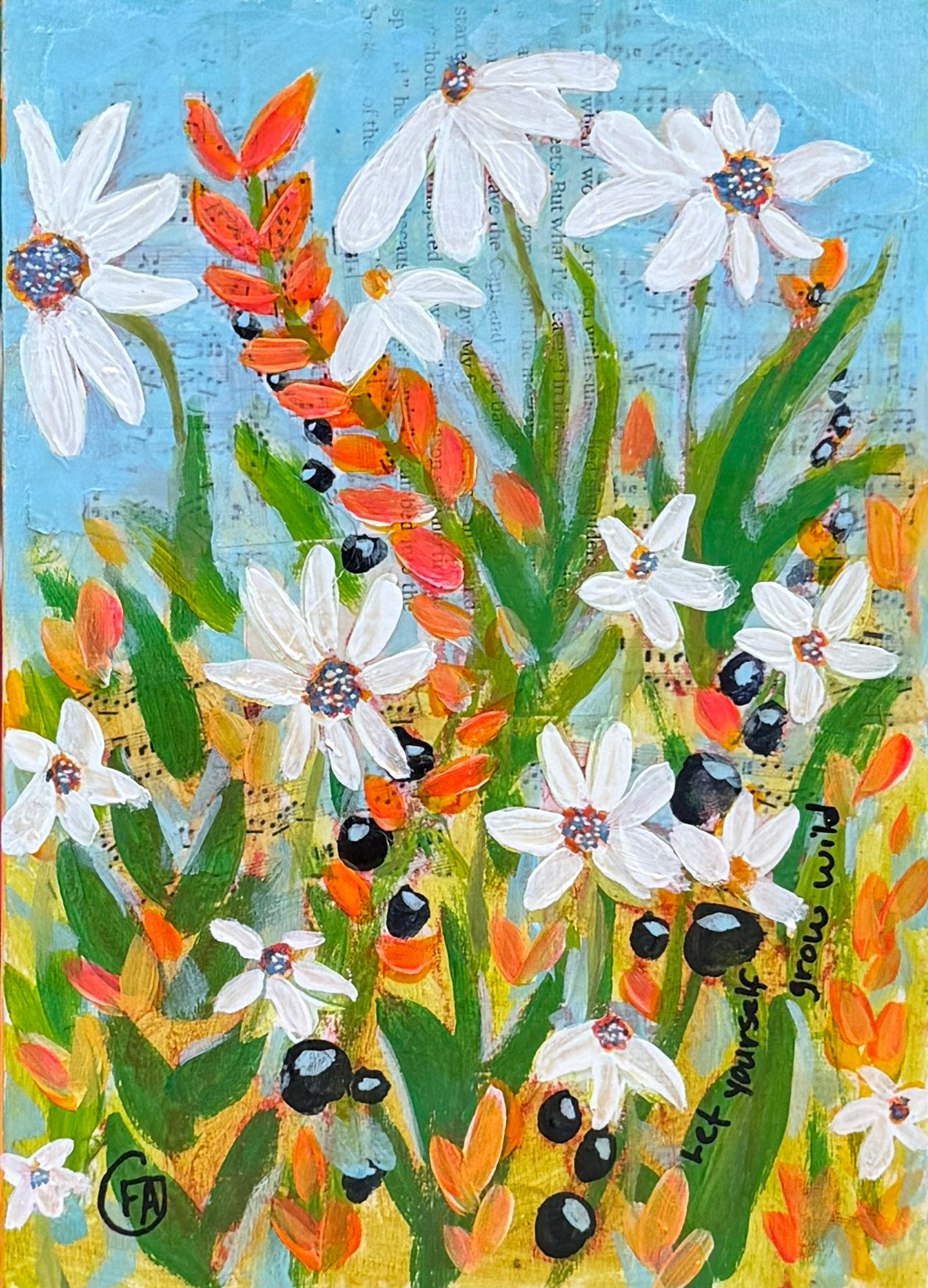 Let Yourself Grow Wild - 5 x 7"