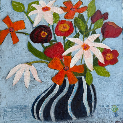 Don't Be Afraid to Overflow - 12 x 12"