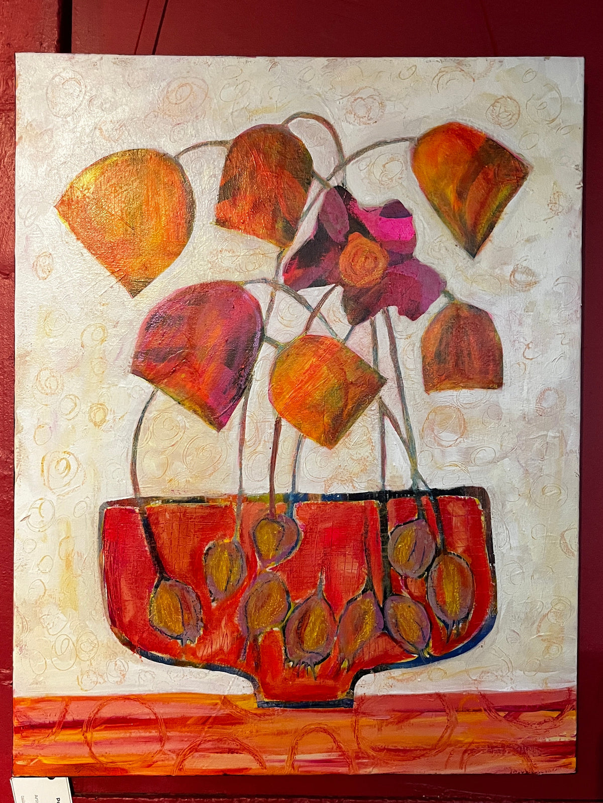 Poppies in a Pot - 18 x 24"