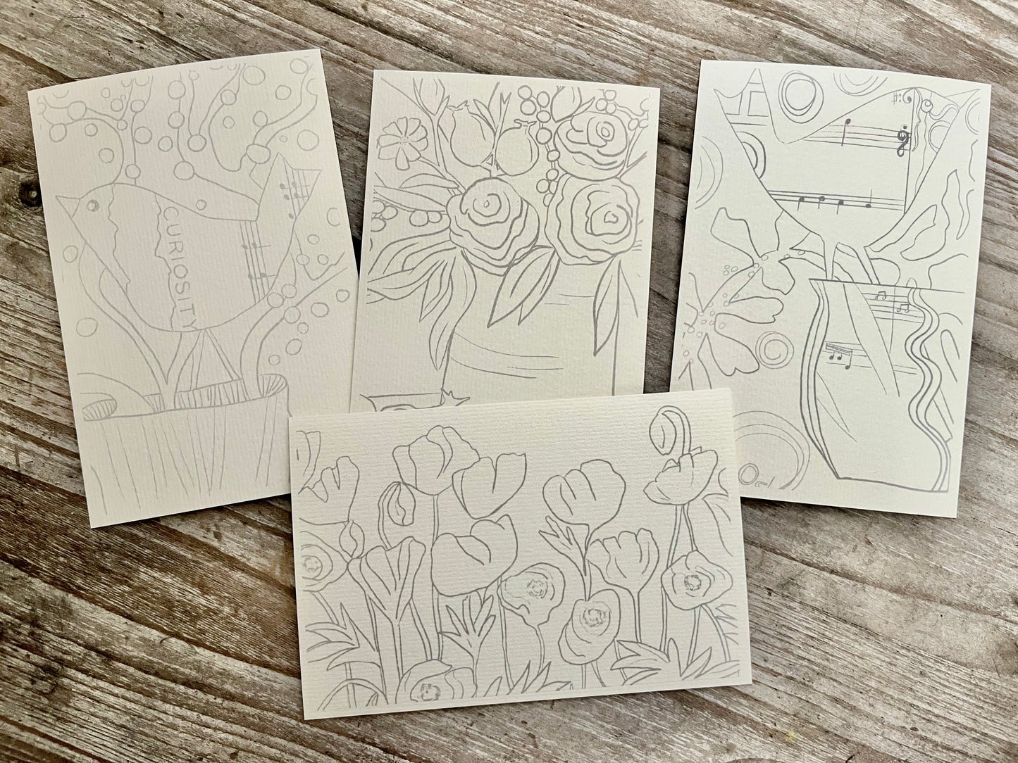 Paint Me Postcards - Bundle of 4