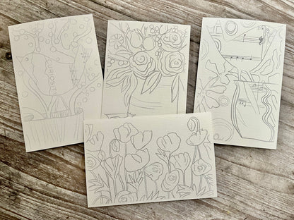 Paint Me Postcards - Bundle of 4