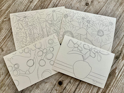 Paint Me Postcards - Bundle of 4